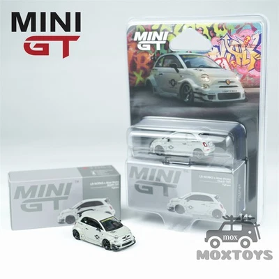 Coche modelo MINI GT 1:64 Abarth 595 lb-funciona x Abas Works Fighters Foto 1 de 4