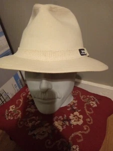 Vintage Original Panama Jack Canvas Safari USA Large Tan Sun Hat - Picture 1 of 8