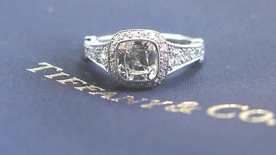 Tiffany & Co Platinum Legacy Graduated Diamond Engagement Ring 1.85Ct F-VS1 - Image 1 of 4