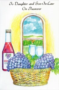 Happy PASSOVER Card FOR DAUGHTER & SON-IN-LAW by Popular Greetings + Envelope - Picture 1 of 4