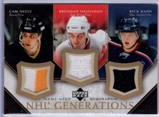 2005-06 Upper Deck NHL Generations #TNSN C. Neely/B. Shanahan/R. Nash *S3815