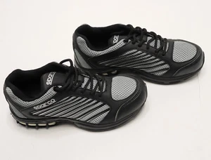 ZAPATOS PARA CORRER SPARCO Gris con Negro Zapatillas de Carreras Talla 4.5 US 36 EUR NUEVOS - Imagen 1 de 5