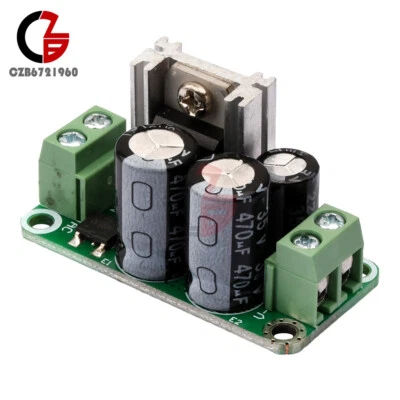 Single Regulated Power Supply Module DC 5/9/12/15/24V Rectifier Filter Board 1A - Image 1 of 4