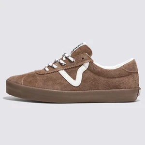 New Vans Sport Low Hairy Suede Teak Brown/Gum Sneakers Low-Top Shoes 2024 - Picture 1 of 7