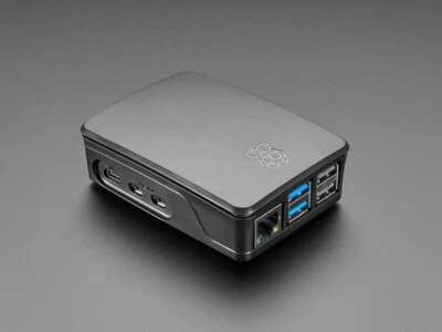 Raspberry Pi 5 Official Case w/ Active Cooling Fan - Black (SC1160) 🇺🇸 - Image 1 of 4