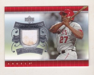 2007 Upper Deck Vladimir Guerrero Jersey Game Materials Anaheim Angels