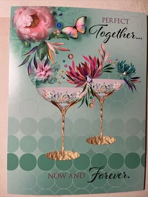 ANNIVERSARY Perfect together now and forever CHEERS - Image 1 of 3