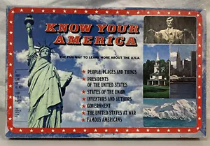 Vintage Know Your America Board Game Education - Picture 1 of 3