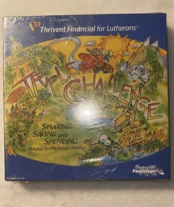 NEW!The Triple Challenge Board Game Sharing Saving Spending Smart Kids - Picture 1 of 2