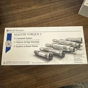 Henry Schein Master Torque 3 570-0492 NEW Sealed Box 5000 Rpm System - Picture 1 of 4