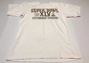Camiseta Reebok De Colección Para Hombre Talla Grande Beige 2011 Super Bowl Steelers Algodón - Imagen 1 de 9