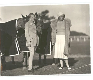 Eric TYRRELL-MARTIN & Oliver WALLOP Mogli Polo Horses Del Monte 1932 Foto stampa - Foto 1 di 2