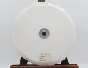 Vintage Spool Ribbon 250 Yards FLORA SATIN MAUVE 7/8" Unused New Old Stock USA - Picture 1 of 5