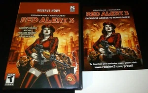 Command & Conquer Red Alert 3 GameStop Preorder Bonus | C&C RE 2 Game Included - Picture 1 of 3