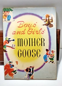 Jean Francis & Louise Drew Jungen und Mädchen Mother Goose HB mit Schutzumschlag 1942 - Bild 1 von 14