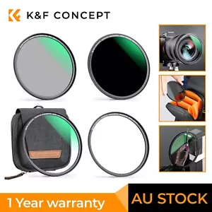 K&F Concept MCUV CPL ND1000 Magnetic Filter 49/52/55/58/62/67/72/77/82/86/95mm - Picture 1 of 101
