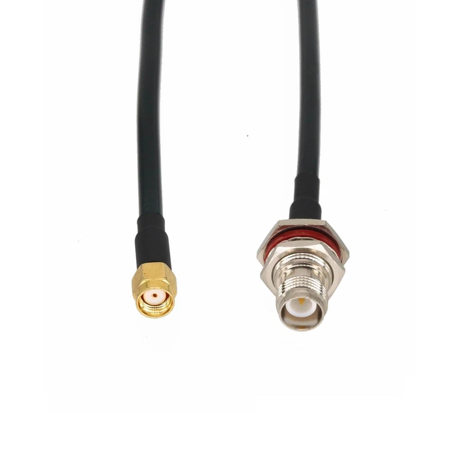 RP-SMA Male to RP-TNC Female RG58 AP Cable 1~16FT For Repeater Diplexer Antenna - Image 1 of 2