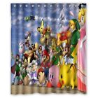 HOT Super Smash Brother Melee Shower Curtain 60 x 72 Inch Waterproof With Hooks