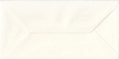 COLOUR CRAFT DIRECT Magnolia 110mm x 220mm Gummed DL Cream Envelopes - 110gsm Paper