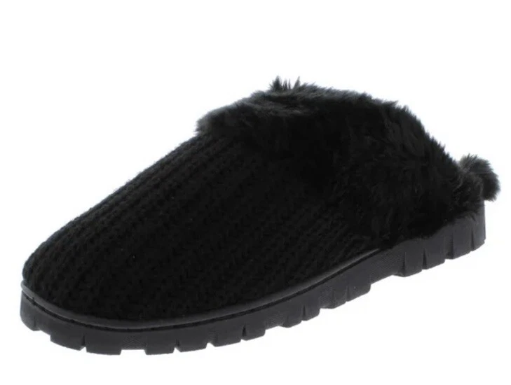 Zapatillas Zueco Dr. Scholl’s NUEVAS SIN CAJA Mujer’s 10 Negro Tejido Difuso Sin Cordones Sf Foto 1 de 4