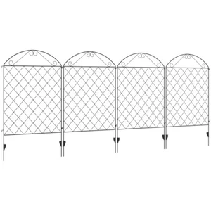Durable Wooden Garden Fence Panels Outdoor Decor Easy Install - Picture 1 of 12