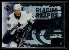 2005-06 Upper Deck Ice Glacial Graphs Trevor Linden Auto Vancouver Canucks
