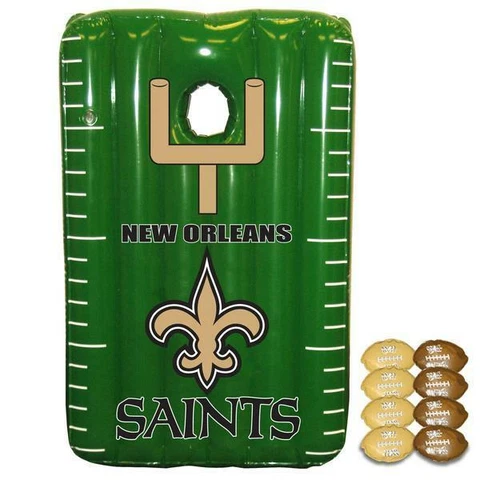 New Orleans Saints NFL Licensed Inflatable Bean Bag Toss Game Cover