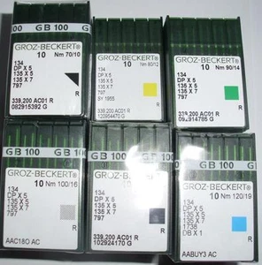 Nähnadeln Groz Beckert 134 Nadeln DPx5 135x5 - Bild 1 von 1