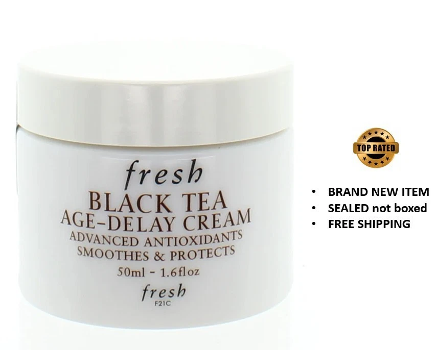Fresh Black Tea Age-Delay crema 1,6 oz / 50 ml nuevo sellado sin caja Foto 1 de 1
