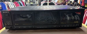 Vintage Sony TC-W710 Dual Cassette Deck Auto Reverse Tested Made in Japan - Bild 1 von 12