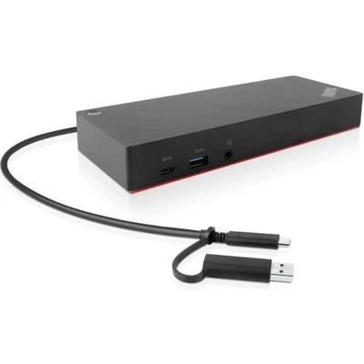 Lenovo ThinkPad Base Universal USB-C con Adaptador de Corriente 135W, Negro Foto 1 de 4