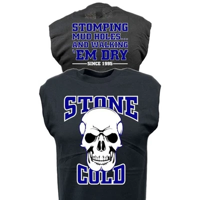 Stone Cold Steve Austin Stomping Mudholes Sleeveless Muscle T-shirt - Image 1 of 4