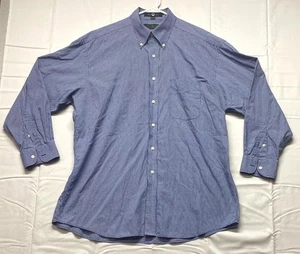 Tommy Hilfiger Gold Crest Hemd 16,5-33 weiß blau kariert Business formell - Bild 1 von 9