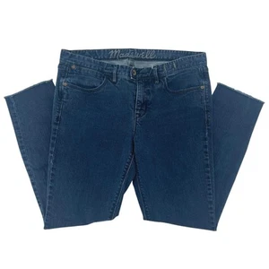 Madewell Classic Skinny Jeans Womens 31 Blue Raw Hem - Picture 1 of 8