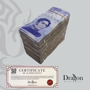 Venezuela 500 Mil Bolivar Soberano X 1000 Bundle Brick P-113 2020 Cir Used COA ! - Picture 1 of 2