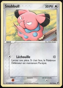 Carte Pokémon Snubbull 74/115   Forces Cachées Français - Imagen 1 de 2