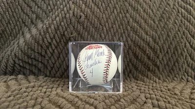 Johnny Bench Cincinnati Reds Franchise 4 Inscription 2015 AS Game Not Certed - Image 1 of 4