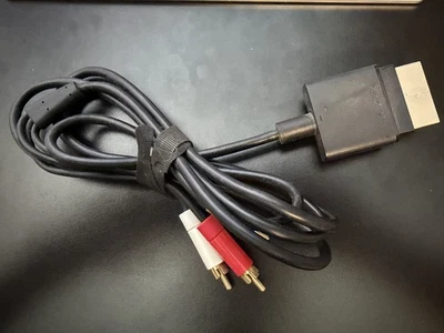 Microsoft Xbox 360 RCA Cable OEM - X821376-001 - Red White Yellow - Image 1 of 2