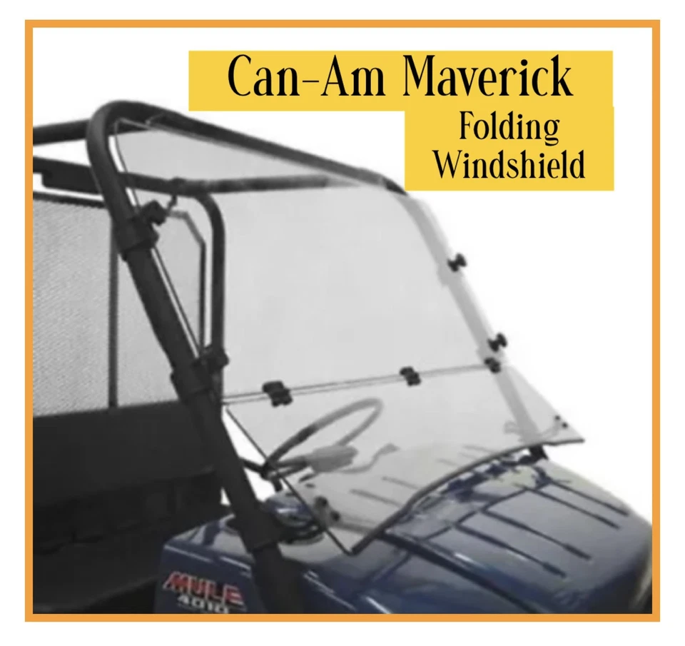 PARABRISAS PLEGABLE QUADBOSS (13-18) Can-Am Maverick 1000R - MAX 1000R (375641) Foto 1 de 3