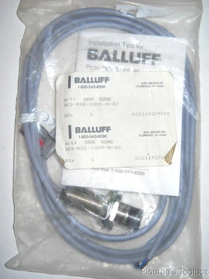 New Balluff M18 NPN/NO Proximity Output Sensor, 2 Meter, BES-RXE-1805-N-02 - Image 1 of 4