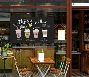 3D Bubble Tea H406 Perlentee Milchtee Laden Fensteraufkleber Tapeten Wandbild Ho - Picture 1 of 10