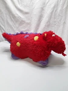 Pillow Pets Pee-Wees roter Dinosaurier 2010 feuriger Drache 14 Zoll Plüschtier Stofftier Spielzeug - Bild 1 von 4