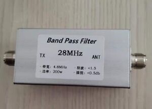 BPF-28-200w Band Pass Filter Shortwave 28MHz High Isolation  BPF For Radio