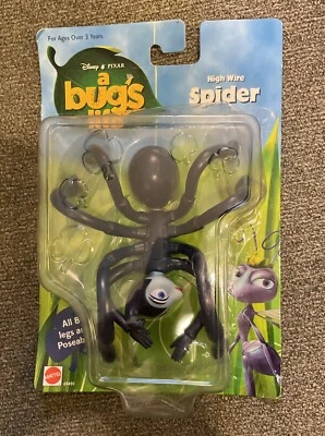 De colección MATTEL Disney A Bug’s Life High Wire Spider 69490 Nuevo en Paquete Foto 1 de 2