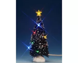 LEMAX Multi Light Evergreen Christmas Tree Medium 2017 battery operated 74266 - Picture 1 of 4