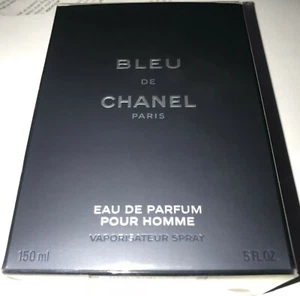 Bleu de Chanel - Eau de Parfum Paris Pour Homme 150ML Bottle NEW SEALED Perfume - Picture 1 of 2