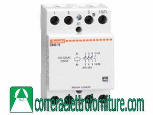 Lovato CN4010220 Contattore modulare 4 Poli NO 40A Bobina 230V 3 moduli Din - Imagen 1 de 1