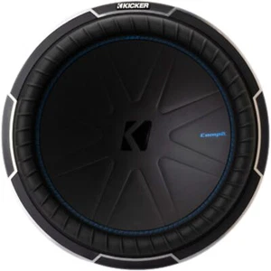 15" 1200W RMS 4-Ohm Dual Voice Coil Subwoofer Kicker CompQ Series 51CWQ154 - Picture 1 of 8