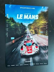 Rare Official Porsche Penske 963 16x12 Poster Le Mans 24hrs 2025 signed - Picture 1 of 1