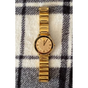Movado BOLD Luxe Gold-Ion plated Stainless Steel Crystal Bracelet Watch - Picture 1 of 3